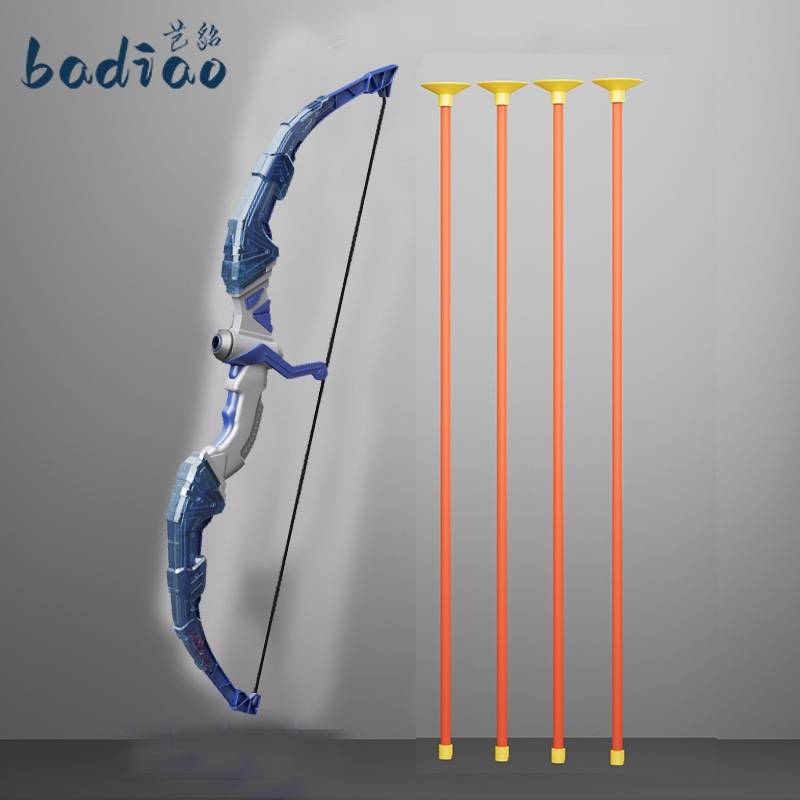 Blue bow with four arrows